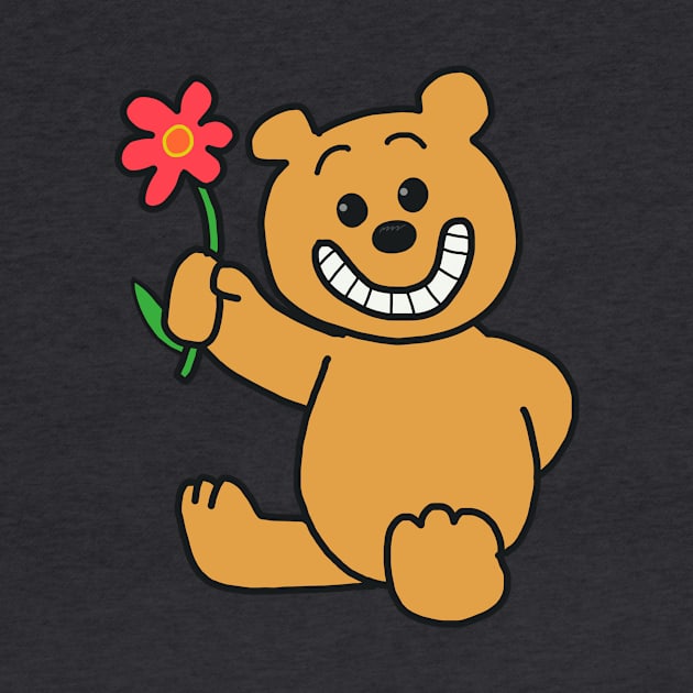 teddy bear flower by wolfmanjaq